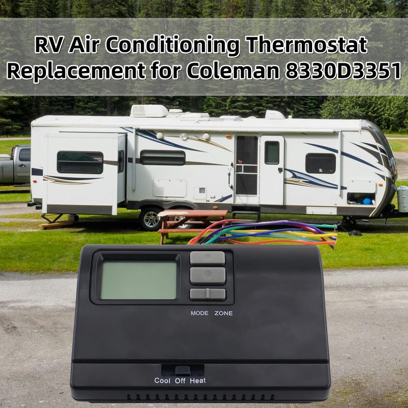 HLUCHY Digital Thermostat Replacement for Coleman 8330D3351 RV Heating Cooling