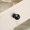 10 Pack Matte Black Cabinet Knobs Small Ball Kitchen Cabinet