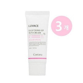 코리아나 [Koreana Cosmetics] Koreana Rubacet EGF Tone Up... Sun Cream 40ml x 3 / [코리아나화장품] 코리아나 루바체 EGF 톤업 ... 선크림 40ml 3개