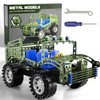 BLmukce STEM Metal Model Truck Kit | 283-Piece Engineering Set for Kids 8-16 | Build Your Own Racing Jeep Truck with Tools | Educational Gift for Boys & Girls