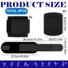 Ptenzor 4-Pack Wrist Braces Set - Includes 2 Adjustable Wrist