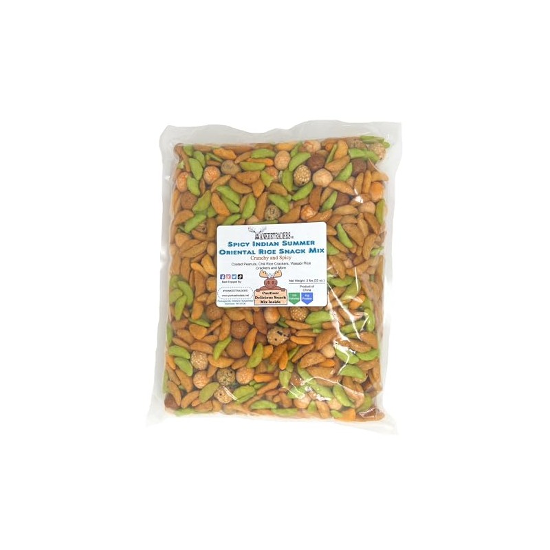 Yankee Traders, Spicy Indian Summer Oriental Rice Snack Mix -
