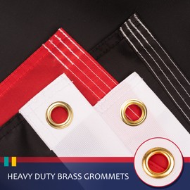 Yemen Flag 3x5 Feet for Outside - Heavy Duty Nylon, Sewn Stripes, Fade Proof, Longest Lasting - Yemen National Flag 3 X 5 FT with Brass Grommets Party Festival Indoor and Outdoor Decor