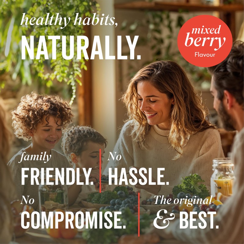 Grass & Co. Family Super Greens Gummies | Multivitamin with