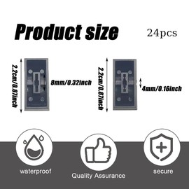 BEPSYOM Pack of 24 Fader Buttons Fader Button Recording Mixer Straight Slide Potentiometer Colourful Fader Caps Slider Cap Fader Pioneer for DJ Mixer Volume Control of Guitar Console