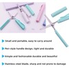 LEEQ Pack of 4 Pocket Scissors - Coloured Scissors, Folding