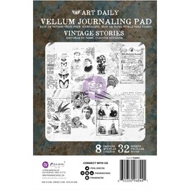 Prima Marketing Art Daily Parchment Pad VNTG Vintage Stories
