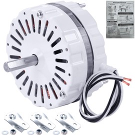 NUOVEPE Power Vent F0510B2497 Attic Fan Motor Replacement Kit - F0510B2944 Attic Fan Motor - Bridges and Nylon Locking Nuts - Compatible with Lomanco 18000/2000 Series Replacement Motor