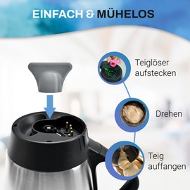 mix-slider Thermomix-Compatible Dough Flower, Dough Remover Accessory For Vorwerk TM5 and TM6 Food Processors, 3D Printed, Made in Germany