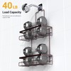 AKTECKE Shower Caddy Hanging Bathroom Organizer: Rustproof Shelf for Inside