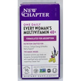 New Chapter One Daily Every Woman's Multivitamin 40+ 96 Tablets New Exp. 04/2026