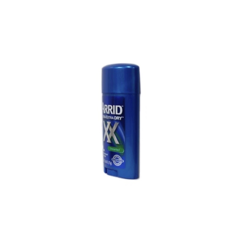 Arrid Extra Extra Dry Unscented Solid Antiperspirant Deodorant 2.6 Oz