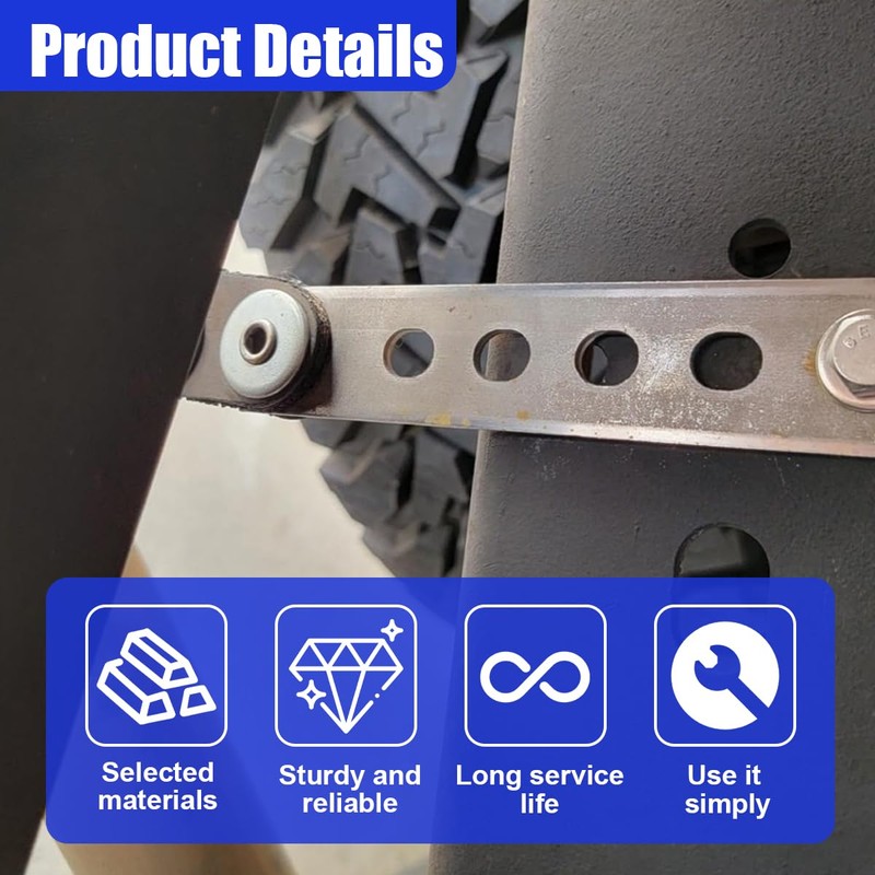 YoRise 2PCS Swivel Style Exhaust Hangers, Heavy Duty Open End