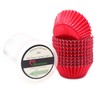 Mombake Standard Red Foil Cupcake Cases Muffin Baking Cups for