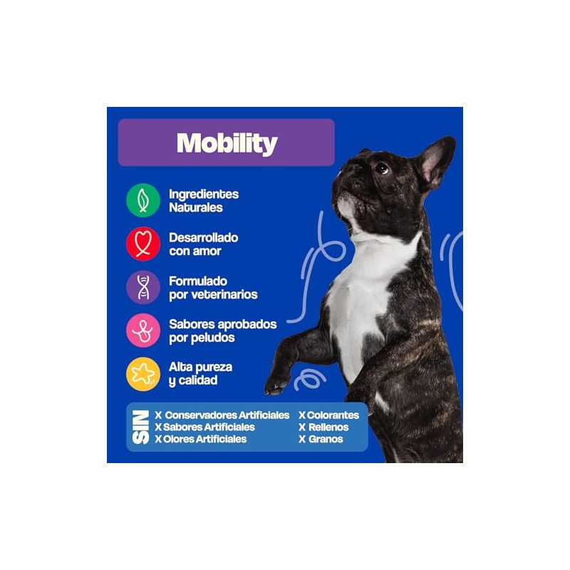 Dogelthy Mobility Suplemento Condroprotector en Polvo para Perro