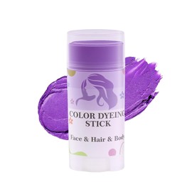 Purple Hair Dye Stick,Washable Hair Chalk for Women,Temporary Hair Color