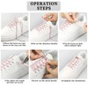2 Pairs Shoelaces Elastic No Tie Shoe Laces for Adults,