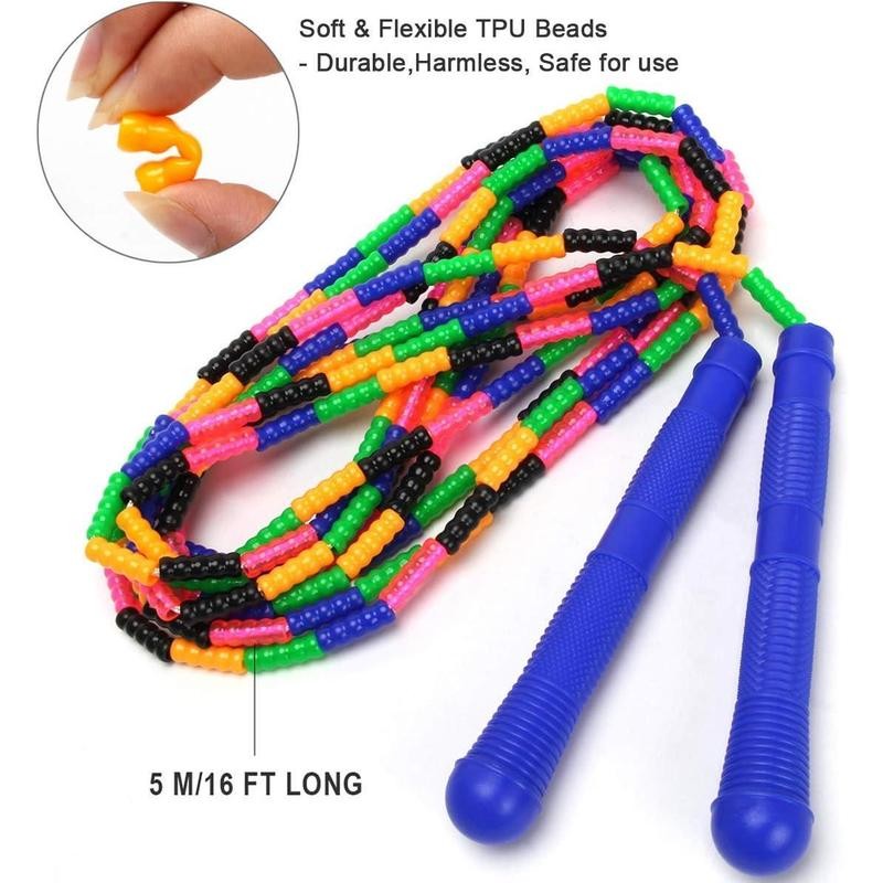 16 FT Long Jump Rope(2 PACK), Double Dutch Jump Ropes,