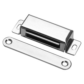 TBACW 4 Pack Magnetic Door Catch Cupboard Door Magnets Stainless Steel Drawer Magnet Cabinet Door Magnetic Catches Latches for Wardrobe Kitchen Magnetic Cabinet Door (4 PCS)