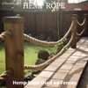 Hemp Rope 1 Inch x 100 Ft Twisted Manila Rope