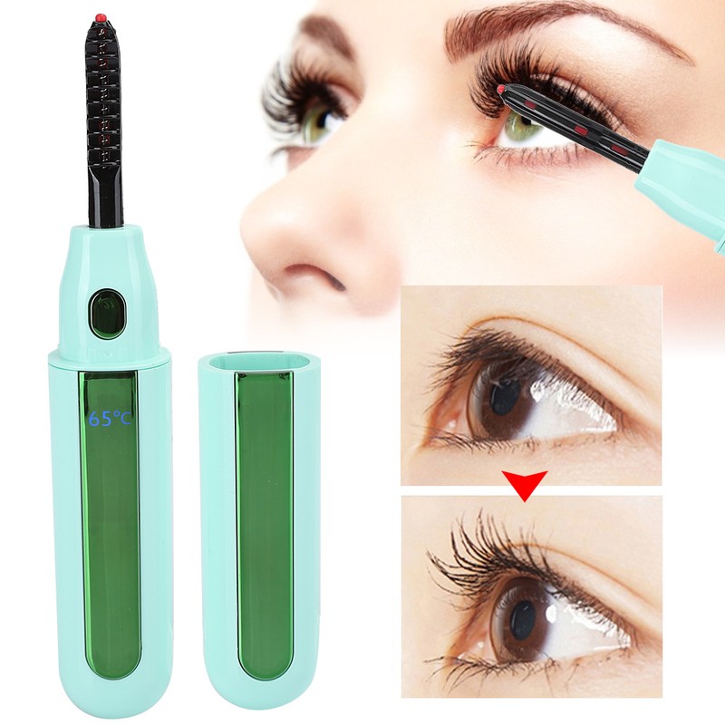 Eyelash Curler Natural Electric Eyelash Curler Fast Heating Long Lasting