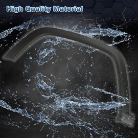 PIT66 Fender Flare, Compatible with 2017-2022 Jeep Compass 1Pcs Front Left Wheel Fender Flare Molding Textured Black 5UP19RXFAC