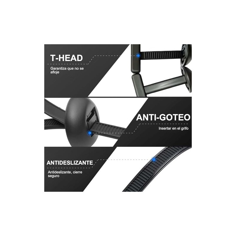 Cinchos de Plastico, Bridas de Plastico para Electricidad, para Oficina,Hogar,Exteriores