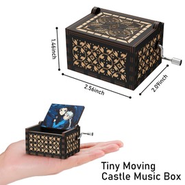 PZJFH Howl's Moving Castle Wood Music Box