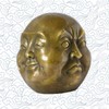 Addune Buddha Head Statue Four Faces Pleasure Anger Sorrow Joy