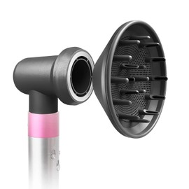 TicEaik Difusor Secadora y Adaptador para Dyson Airwrap,difusor de pelo y adaptador para pelo rizado y pelo ondulado natural，Herramienta De Peinado De SalóN Profesional Cubierta Universal Para Capota