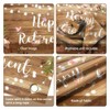 Lofaris Rustic Retirement Banner Backdrop for Women Pink Floral Happy