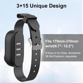 PULUZ Camera Multifunctional Silicone Strap for Insta360 GO 3S / GO 3，Extension Mount Wristband Backpack Stripe Bicycle Strap Cat Camera Collar for Insta360 Go 3s Accessories(Black)