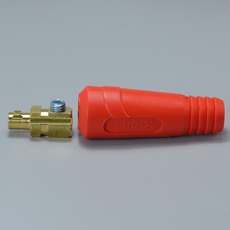 RIVERWELD TIG Welding Cable Panel Connector Plug DKJ10-25 200Amp with