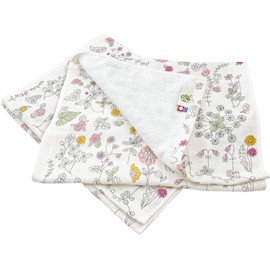 Imabari Towel Certified Gauze & Pile Face Towel, Set of 2, Lilica Towel Handkerchief, Made in Japan, 100% Cotton, 13.4 x 31.5 inches (34 x 80 cm), Compact, Pink