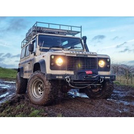 WINCHMAX Winch Cover for Winches 5,000lb. Heavy-Duty Waterproof 600 Denier Oxford Textile. Medium, Fits 390mm x 120mm x 120mm.