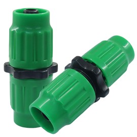 Rierdge 12 Sets Expandable Garden Hose Repair Kit, Dual-Channel Hose Female Male Connectors Compatible with Pocket Hose Expandable Garden Hose 25 50 75 100 FT