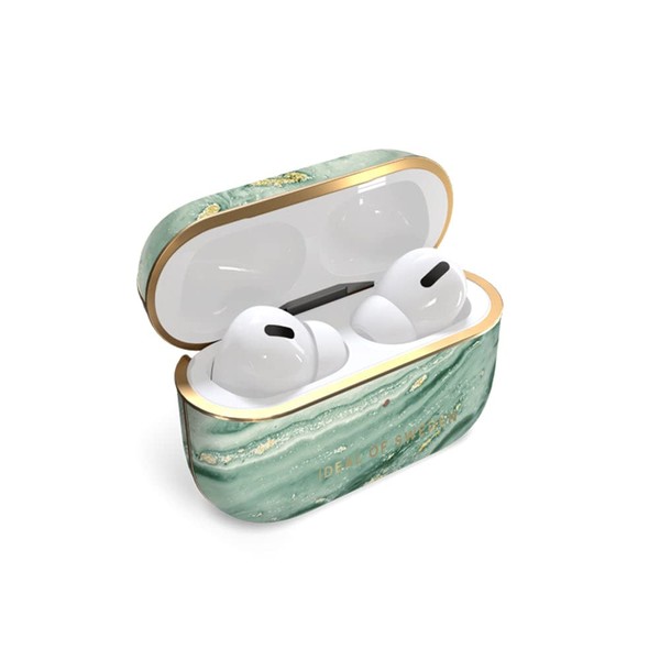 Ideal of Sweden Printed AirPods Pro Case, Mint Swirl Marble