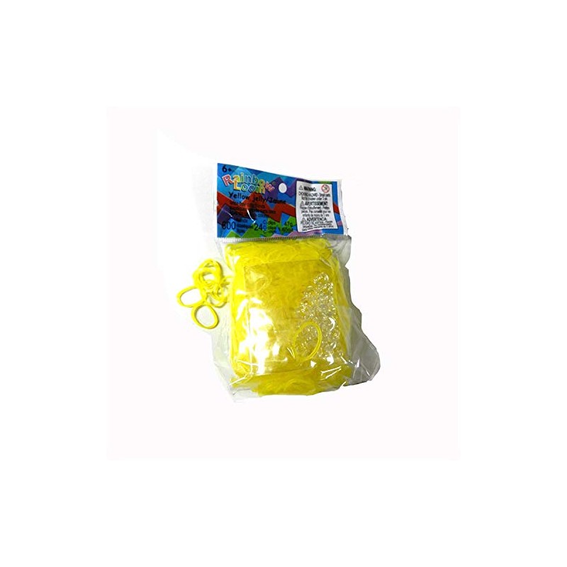 Rainbow Loom Yellow Jelly Bands