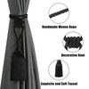 BEL AVENIR Curtain Tiebacks Handmade Holdbacks for Curtains Drape Decorative