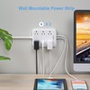 Smart Power Strip, TESSAN WiFi Flat Plug Strip with 3