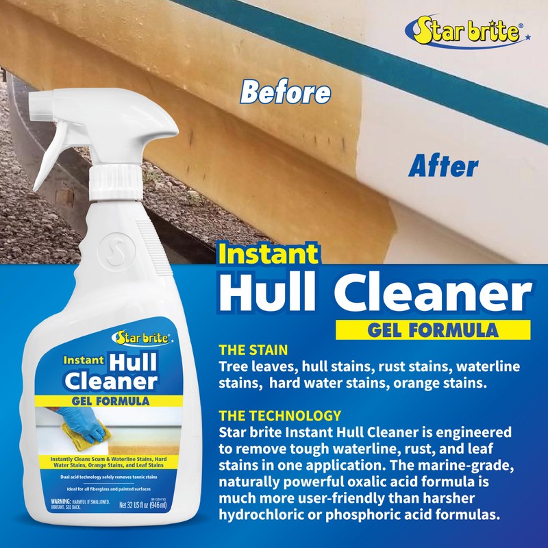 STAR BRITE Instant Hull Cleaner - 32 Oz Gel Spray