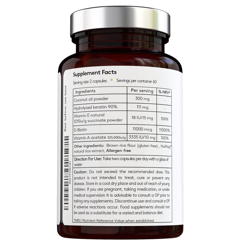 Complex Hair Formula - Biotin & Keratin with Vitamin A