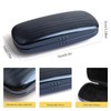EZESO Hard Case Glasses Case, Portable Aluminium Glasses Case, Lightweight