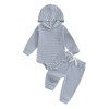 Thorn Tree Newborn Baby Boy Fall Outfits Hooded Sweatshirt Romper