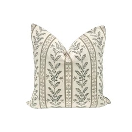 Jillien Harbor Brown Pillow Cover for Fall Campbell Premium Throw Pillow Grandmillennial Pillow Cover Grandmillennial Home Decor Farmhouse Bohemium Pillow Cover