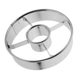 Vaguelly Reusable Stainless Steel Doughnut Cutters Fun Baking Molds for Adults Easy to Clean Demold for DIY Baking Giving Doughnut Stencil