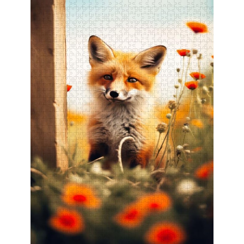CALVENDO Puzzle Red Fox in Summer | 1000 Pieces Size