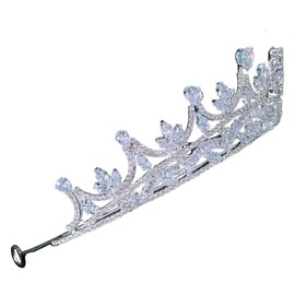 BIUDECO Bride's Zircon Crown Headband Luxury Wedding Accessory Girls Crown Headpiece