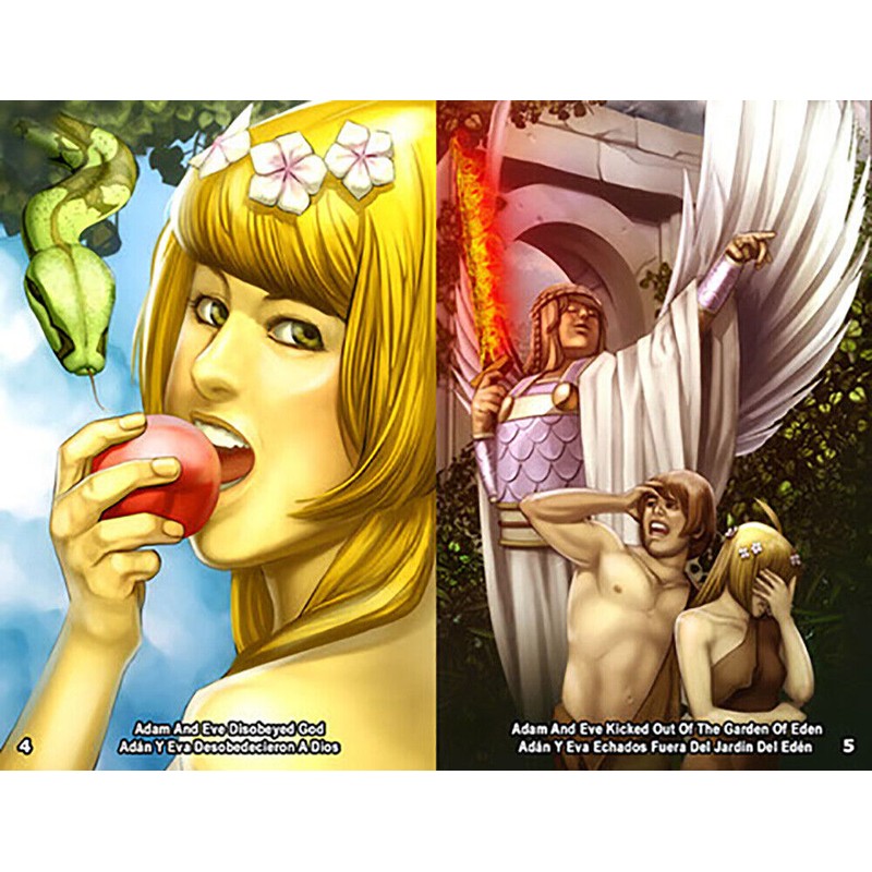 Kid's Gospel BIBLE TractS in English/Spanis