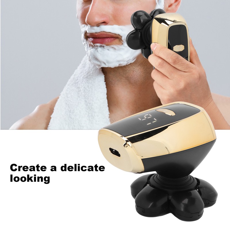 Electric Beard Shavers 6‑in‑1 Multifunctional Waterproof USB Rechargeable Electric Razors